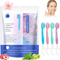 Portable Travel Toothbrush Set Disposable Exploded Bead Toothbrush with Floss Portable Travel Toothbrush With Dental Floss