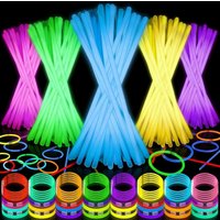 Party DecorationLEDGlow stick8Inch100Multi-color packDIYNecklace, bracelet, birthday, wedding, Halloween gift, glow stick
