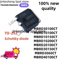 10PCS/ MBRD MBRD10100CT MBRD10150CT MBRD10200CT MBRD20100CT MBRD30150CT MBRD40100CT MBRD30100CT MBRD3060CT TO-252 20100CT diode