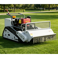 High Efficiency Remote Control Lawn Mower with Mulcher and Grass Catcher for Vineyards Remote Control Lawn Mower Mulcher