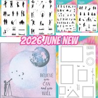 Clarity Stampstamps Life In Miniature A5 Stamps For DIY Scrapbooking Crafts Maker Photo Album Template Handmade Decoration 2026