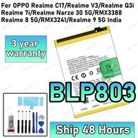 High Quanlity BLP803 Battery For OPPO Realme C17 Realme V3/Realme Q3i/Realme 7i/Realme Narzo 30 5G / Realme 8 5G batteria+tools