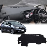 fit for Honda Fit Jazz 2013 2014 2015-2019 GK5 Dashmat DashMat Sunshade Dashboard Cover Pad Protective Carpet Car Accessories