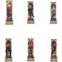 RE4 Resident Evil Resistance Leon Scott 15cm Acrylic Stand keychains Model Plate Decoration Desk Figure Display Game Products