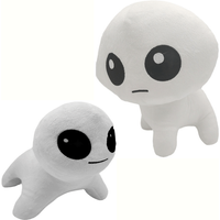 White Big Eye 25cm Tbh Creature Plush Toy Anime Cute Creature Plushie Stuffed Pillow Doll Birthday Gift For