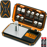 Digital Pocket Scale 200g/0.01g Accuracy,Small Jewellery Coin Powder Scale Digital Gram and Oz with 50g Cal Weights