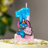 Birthday candle creative cartoon birthday cake cute sequins 0-9 digital candle decoration
