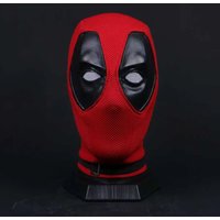 Hot New Deadpool Silicone Headset Knitted Mask Cosplay Props Anime Accessories Silicone Toys Halloween Funny Props Adult Gift