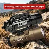 Metal X300U X300U-A X300 Ultra Lower Mount Lamp High Bright Strobe Flash Fit Picatinny Rail CS Battle Model Accessories