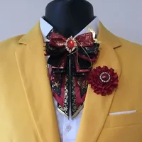 Men's Bow Tie High-end Luxury Wedding Bowtie Women's Lolita Brooch Anime Shirt Dress Accessories Handmade Jewelry Collar Flowers