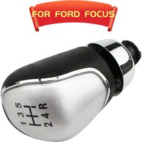 5/6 Speed MT Gear Head Shift Knob for Ford Focus 2 MK2 2005 - 2011 Fiesta MK7 Kuga 2008-12 Leather Gaiter Boot Replacement Parts