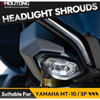 Headlight Cover Motorcycle Front Head Lights Shrouds Protectors Fairing Kit Accessories For YAMAHA MT 10 SP MT 10