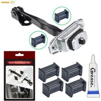 For Nissan Pathfinder Tiida X-Trail NOTE Check Assy Limiter Arm Jam Hinge Damping 4pcs Car Door Check Strap Stopper Repair Kit