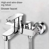 Grey/Silver T-Shaped Shower Set: Suitable for RVs and camper vans, tool-free installation, leak and explosion-proof.
