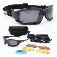 Airsoft Goggles Polarized Shooting Tactical CS Glasses Anti-shock Windproof Hunting Hiking Glasses Riding Sunglasses 4 Lens
