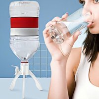 5L Water Bottle Holder Stand, Inverted Dispenser with Triangular Base for Home/Office, Space-Saving & Easy-Pour Design