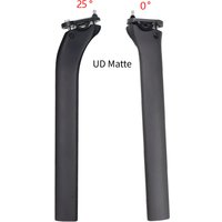 AliExpress NONE UD T800 Carbon fiber aerodynamic seat post for F10/F12/F14 road bicycles,0 degrees / 25 degrees 350mm