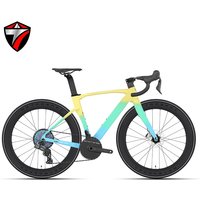 AliExpress TWITTER Full Carbon Light Weight Wireless Road Bike With WheelTop Wireless Electronic GEX-12S Shifting Carbon Wheels Bicycle