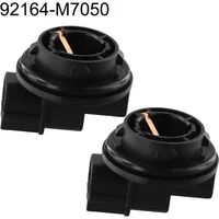 2PCS Daytime Running Lamp Socket 92164-M7050 For Kia For Forte 2019-2022 92164-M7050 92164M7050 Plastic Car Accessories