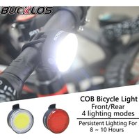 AliExpress BUCKLOS Bicycle COB Light Set USB Charging High Visibility Taillight 500lm MTB Road Bike Light Lamp Cycling Accessories