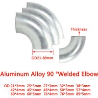 Aluminum Pipe Elbow 90 Degree Industrial-grade Alloy Seamless Elbow Welded Aluminum Alloy Connector Fittings Multiple Models