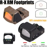 Tactical Red Dot Sight Series R-X RM Footprints Reflex Optic Sight Airsoft Scope W/Sports Shake Awake W/Glo*k Mount