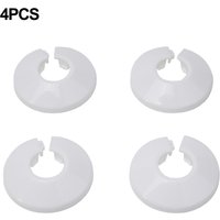 4pcs 15mm Radiator Pipe Collars Cover Floor Decorative Radiator Escutcheon Water Pipe Cover For Wall Duct Faucet Accessories