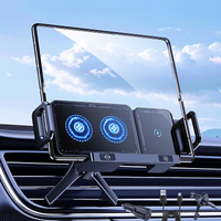 Car Wireless Charger Mount Holder for Samsung Galaxy Z Fold 7 6 5 4 3 2 Fast Charging Phone Holder for iPhone 17 16 15