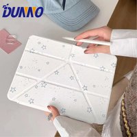For iPad Case 3+Y fold Track Clear Cover for IPad 11th A16 Pro Air 13 11 M3 M2 M4 2025 12.9 " 9 8 7 6 5 4 10 Th Mini 7 6 Case