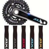 1SET Bicycle Crank Arm Decals, Multicolor Waterproof Vinyl Stickers, Durable Protective Decor for Mountain Bike Outdoor Use