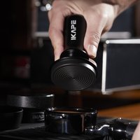 IKAPE Coffee Tamper V3, Espresso Tamper with Calibrated Spring Loaded And Titanium PVD Coating Base Fits 51/54/58MM Portafilter