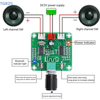【NH】XH-A158 Ultra Clear Bluetooth 5.0 Audio Power Amplifier Board Small Power Pam8403 DIY Wireless Speaker Amplifier Board 5W*2