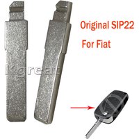 10pcs/lot #157 SIP22 Original Car Key Blade Metal Uncut Blank for Fiat Flip Remote Key Blade