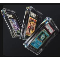 Custom Magnet Acrylic Graded Card Collectible Slab Acrylic Display Case for CGC BGS TCG Grading Card Slab Protector