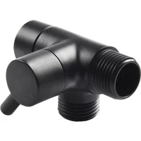 3 Way Shower Diverter Valve with G1/2 Female Inlet and Dual G1/2 Male Outlets for Handheld and Fixed Shower Heads