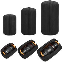 Camera Lens Bag Polyester Pouch Portable Carry Lens Bag for Canon Nikon Sony Pentax Fujifilm DSLR Camera Lenses
