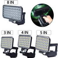 Working Light LED Floodlight Flashlight 3/4/5/8 in Suitable For Makita14.4-20V Lithium Battery BL1830 BL1840 Carry Handles Lamp