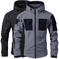 Tactical Military Men Winter Autumn Fleece Waterproof Jackets Sports Hiking Camping Climbing Outdoor Hooded Coat Hunting Combat