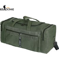 Large Canvas Travel Duffel Bag Waterproof Men's Shoulder Luggage Storage Bags Outdoor Trainning Fitness Sports Handbag XA927D