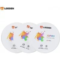 LODDEN Dental Lab 3D Pro Zirconia Multilayer Blocks 98mm CAD CAM Denture Materials Strength 800Mpa-1200Mpa VITA16 & BL1-BL4