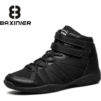 BAXINIER Girls High Top Cheerleading Shoes, Professional Lightweight Youth Cheer Competition Sneakers, Dance Training Footwear