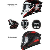 AliExpress NONE Uchoose Motorcycle helmet dual lens cross-section helmet modular flip up helmet outdoor cycling unisex, aurora lenses,best gifts