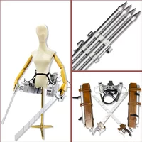 Anime Eren 3D Maneuver Gear Cosplay Props Mikasa Weapons Swords For Halloween Carnival Fancy Party Accessories