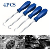 4pcs Oil Seal Driver, Pull Hook, Pick Tyre, Stone, Clean Toner Cartridge, Powder Adding Tool, Car Maintenance