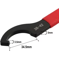 42-72mm Wrench Spanner Tool Adjuster Motorcycle Bike Absorber Shock Spanner Pre Load Hook C-Spanner Universal Hand-Tools Use