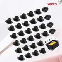 50pcs Pegboard Hook Locks, Peg Hook Stoppers Fit For Peg Board Hooks Tool Organizer Pegboard Peg Locks