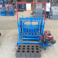 QT4-45 High Efficiency Mobile Egg Manual Concrete Block Making Machine Best Price Interlocking Cement Brick Making Machinery
