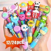 12/24pcs Random Styles of Cute And Fun Ballpoint Pens, for Party Favors, Classroom Rewards, Birthday Gifts - for Office Supplies