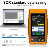 MOT-33 Resolution Multifunction OTDR Fiber & Network Cable Tester with Touch Screen Optical Power Meter VFL and RJ45 TDR Test