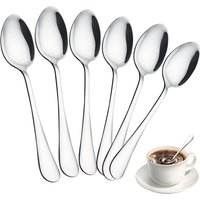 4/6pack Espresso Spoon Set, Stainless Steel Coffee Spoon - Length 4.72 in Mini Coffee Spoons for Coffee, Hot Tea for Coffee Bar